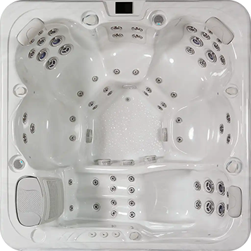 Photo vue de dessus d'un spa 6 places vendu par Zen Garden à Saint-Étienne